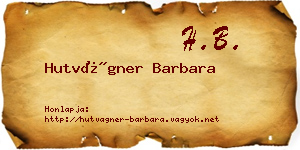 Hutvágner Barbara névjegykártya